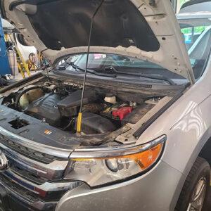 Maintenance performed on a Ford vehicle